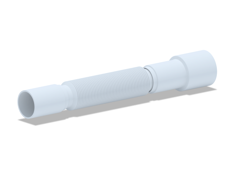 Гибкая труба  40х40х50  (100 шт)  АНИ ПЛАСТ  K406