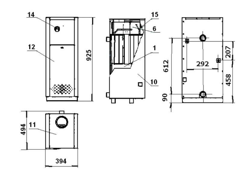 Котел газовый двухконтурный КСц-ГВ 20S-3(4) КОНОРД