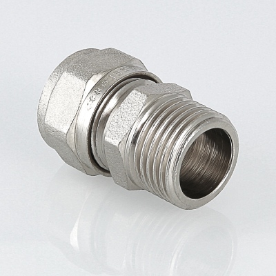 Муфта для мет/пласт d16х3/4"нар.р. VALTEC (10шт/150шт)